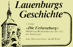 Lauenburgs Geschichte, Logo in der Wochenzeitung "Rufer"
